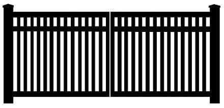 Aluminum gate flat top - New Orleans style Model 702