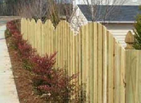 19A Double Arched dog eared - Southern Fence Company